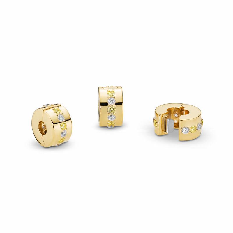 Pandora Shine™ Shining Path Clip Charm Gold Egypt KJ7685419